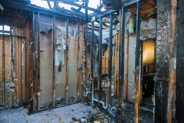 Professional Fire Damage Removal technician working in Little Chute, WI